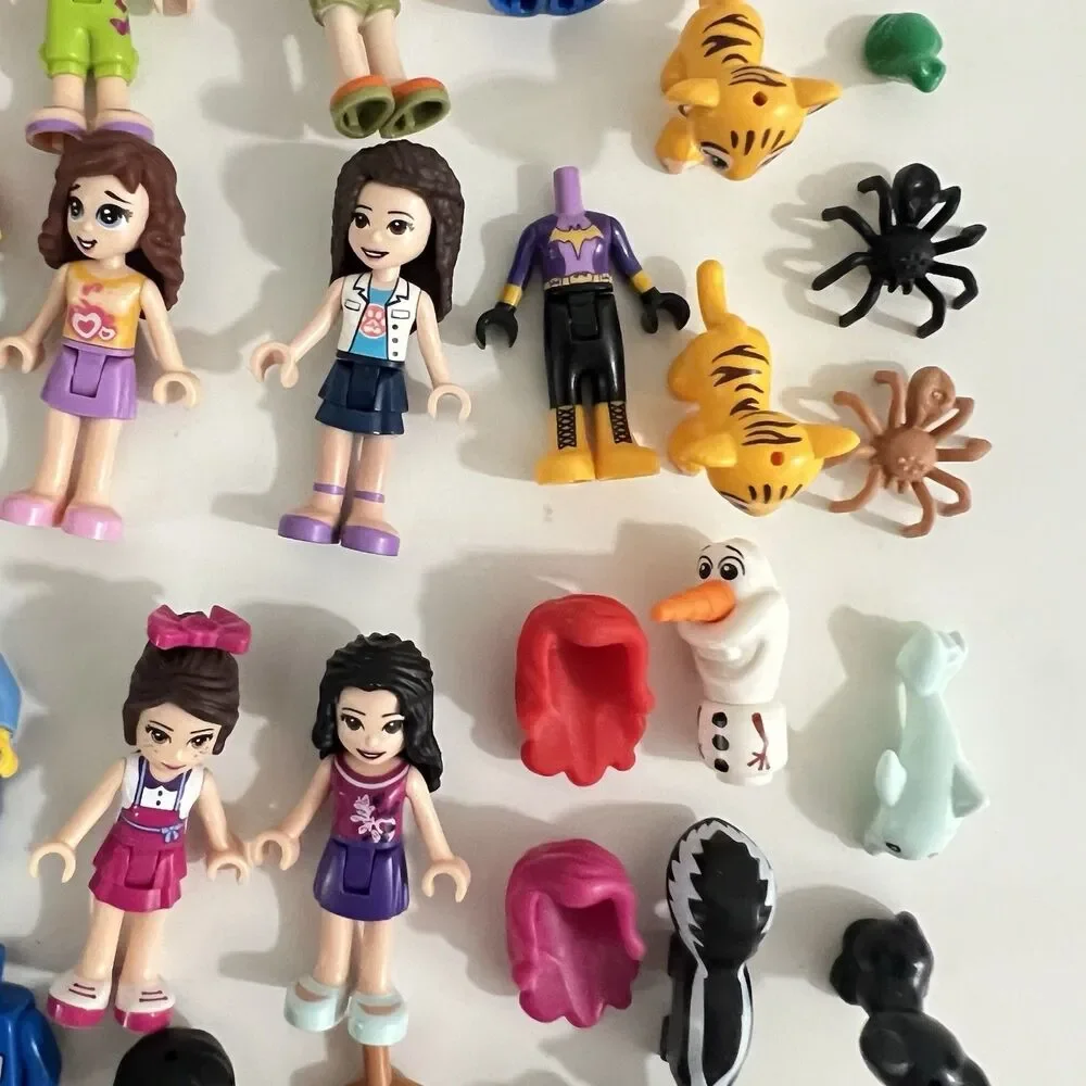 Authentic Lego Mini Figures Mix Lot  & Parts (50+ Mini Figures and Animals/Pets)